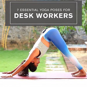 34K views · 1.1K reactions | Yoga for Beginners: 7 Essential Yoga Poses For Desk Workers 10 Simple Yoga Asanas To Reduce Belly Fat: https://goo.gl/rTWiU6 9 Best Yoga Poses for Thyroid Problems: https://goo.gl/ousM99 #yogafordeskworkers #Beginnersyoga #BeginnersGuide #yogaforbeginners #morningyoga #befit #stayfit #healthyliving #livelong #yoga #yogini #yogalove #yogagirl #yogalife #yogainspiration #yogaeverywhere #yogaeveryday #fitness #yogaaddict #yogachallenge | Yoga and You | Facebook