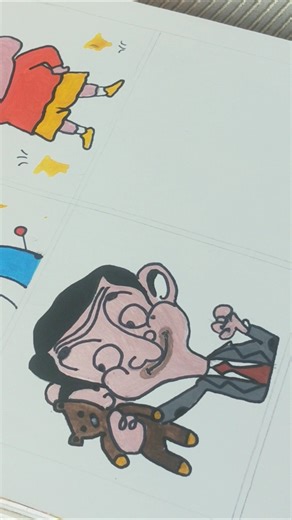 How to Draw Mr.Bean drawing easy step by step🎨🖌️#art #drawing #views #howtodraw #mrbean #drawwithme