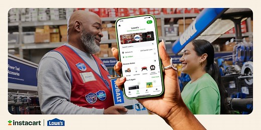 Lowe’s now offers same-day delivery through Instacart - including some paint
