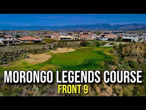 THE LONGEST PUTT I’VE EVER MADE! | Morongo Tukwet Canyon LEGENDS FRONT 9 Course Vlog with Flyovers