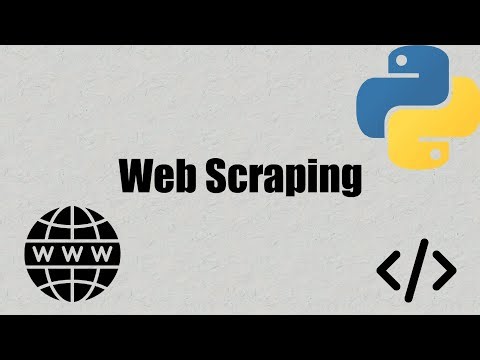 web scraping with python