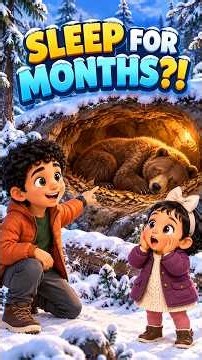 🐻 Why Do Some Animals Sleep for Months? 😴❄️ | Hibernation Explained for Kids | Yokshith & Vidhatri