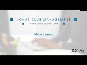 Point of Sale - Menu Cleanup