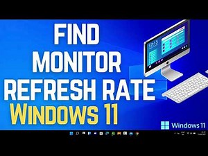 How to Check Monitor Refresh Rate in Windows 11 | Find Screen Hz of laptop or monitor Easily (2025)