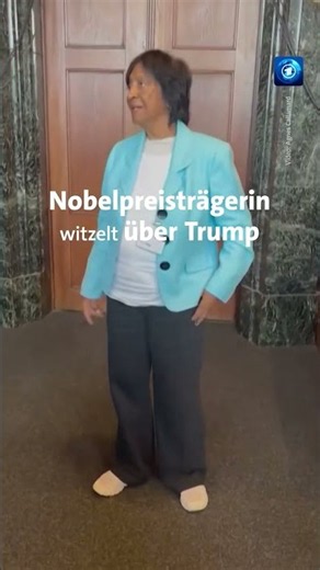 Nobelpreisträgerin witzelt über Trump #Nachrichten #tagesschau #Nobelpreis #Pillay #Trump