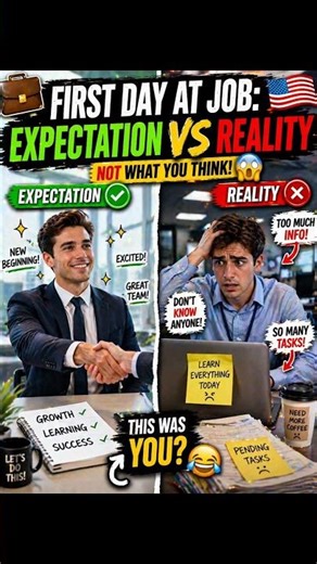 👉 “First day at job is NOT what you think 😳💼”