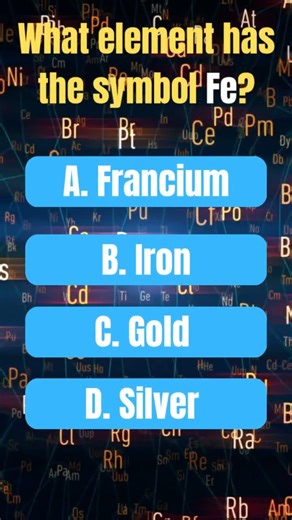 Can You Guess the Element? | #funquiz#guessinggame#shorts
