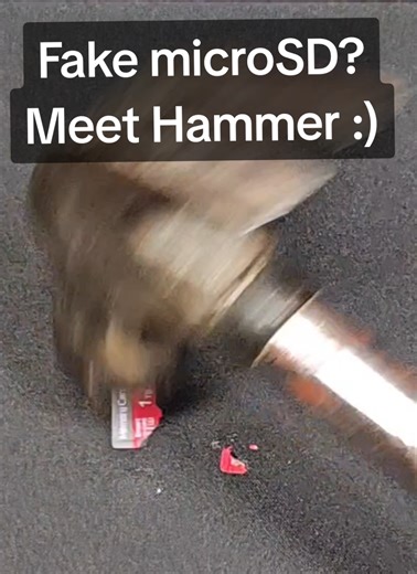 and this is why I test everything I receive #microsd #sdcard #storage #tech #techtok