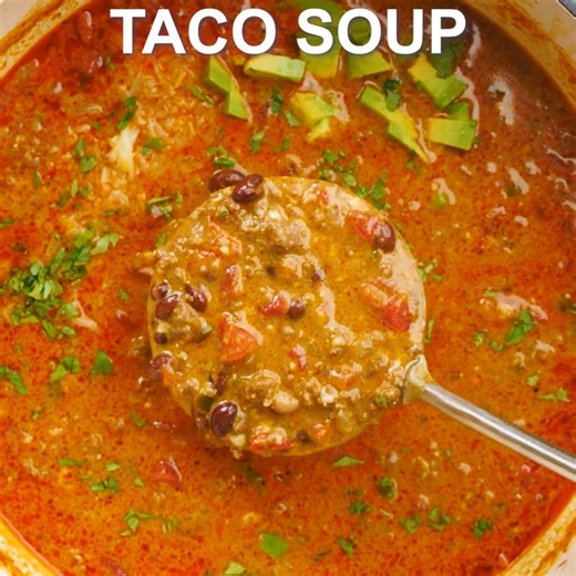 12K views · 87 reactions | ➡️ https://thecozycook.com/taco-soup-recipe/ This 퐓퐚퐜퐨 퐒퐨퐮퐩 recipe is easy to make with ground beef and your favorite taco ingredients. It can be made on the stove top or in the Crock Pot and also makes the best freezer meal for easy lunches and dinners. | The Cozy Cook | Facebook
