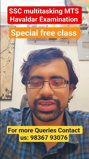 Special online offline classes for SSC multitasking MTS Havaldar Examination