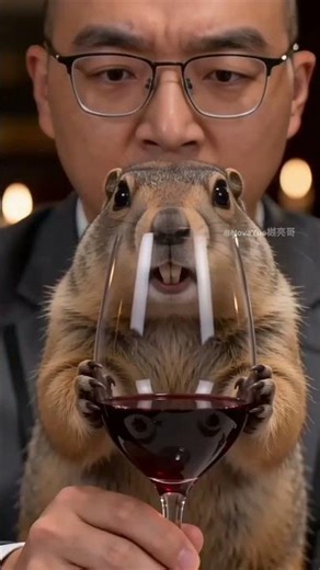 Never bring a screaming marmot to a wine tasting... 🍷🐹💥
