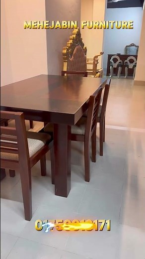 মডার্ন সিম্পল ডাইনিং টেবিল । Simple Dining Table. #01759913171 #diningtabledesign #interior