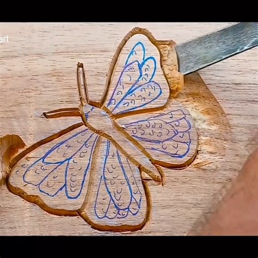14K views · 80 reactions | Butterfly carving skills#woodworking #carving #woodcarving | Woodworking CLASS | Facebook