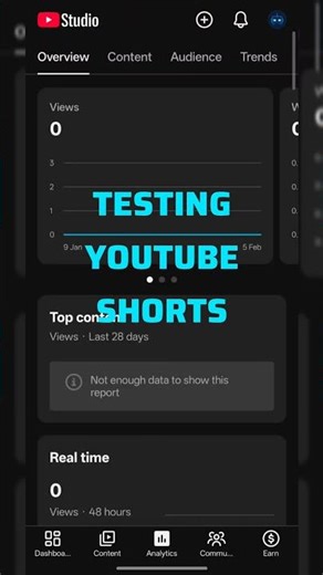 Testing the YouTube Shorts algorithm. Day 1.