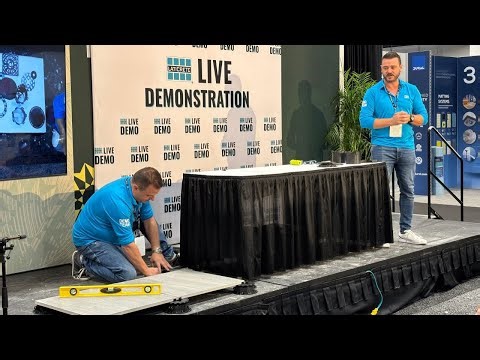 Simplifying Elevated Tile Installations with the NXT Pedestal System: Coverings 2025 Demo