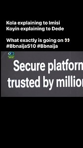 Kola explaining to Imisi Koyin explaining to Dede What exactly is going on 👀 #BbnaijaS10 #Bbnaija | Star Blog