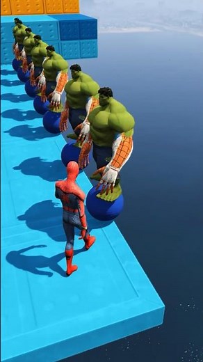 GTA 5 Epic Spider-Man Ragdolls compilation#85 #gta5