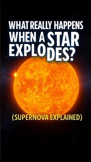 What Really Happens When a Star Explodes? 💥 (Supernova Explained)