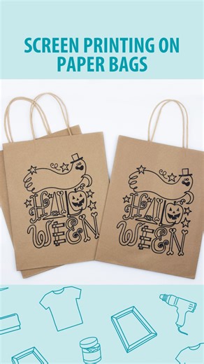 12K views · 54 reactions | Weekend Project: Screen print treat bags...