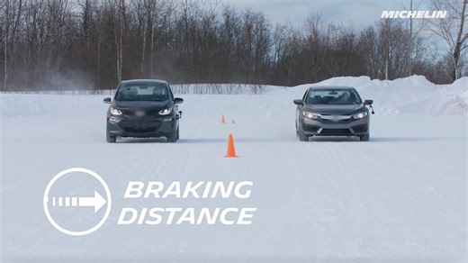 Did you know that the braking distance is different between an...