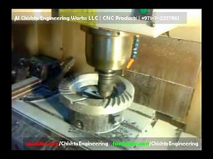 Making a Spiral Bevel Gear in 3-Axis CNC Milling