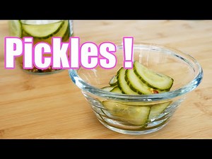 Comment faire des pickles 🥒facile et rapide
