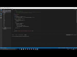 01.13 - C Basics - Exercise 4: Find and output the longest line