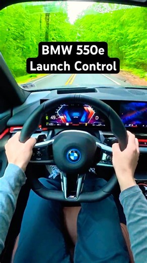 2026 BMW 550e Launch Control