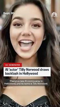 AI 'actor' Tilly Norwood draws backlash in Hollywood