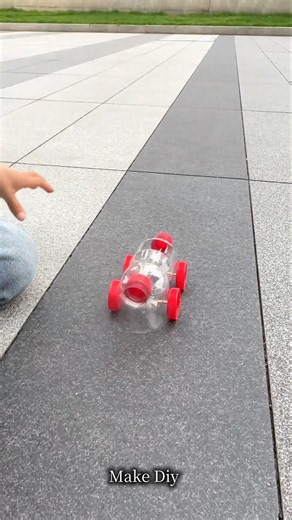 How to Make a Plastic Bottle Toy Car | DIY Wind Powered Car Craft #kidsprojects #toys