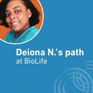 6K views · 30 reactions | Deiona has been able to build a rewarding career at BioLife. “I’m thankful for all the effort that’s been put into my training and development. I’m thrilled to be part of this team.” Ready to do important work that gets you somewhere? See where you can grow at BioLife. ​https://bit.ly/3noXUvF #biolifeplasmajobs | BioLife Plasma Services | Facebook