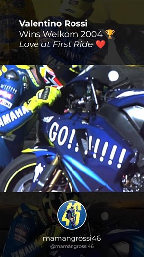 NEW BIKE… TRUE LOVE?! 😱❤️ Valentino Rossi WON AT WELKOM 2004 🏆🔥 #ValentinoRossi #MotoGP #GOAT #FYP