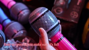 Sumind 30 Pcs Inflatable Microphones 9.4 Inch Blow up Plastic Fake Microphone Props Toys for Karaoke Musical Concert 80s 90s Singer Birthday Party Halloween Cosplay Stage Decoration Supplies