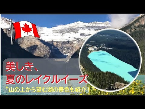 美しき、夏のレイクルイーズ - 山の上から望む湖の景色もご紹介！#カナダ #カナダ旅行 #JTB