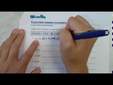 Expanded Form, Expanded Notation and Standard Form