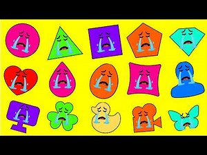Crying Shapes | Learn 100 Basic Crying Shapes Sounds & Vocabulary for Kids ‪@freeforlearn‬