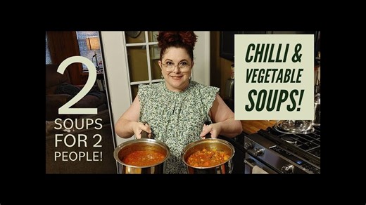2 Soups for 2 People with 1lb. Ground Beef, CVC's Southern Cooking