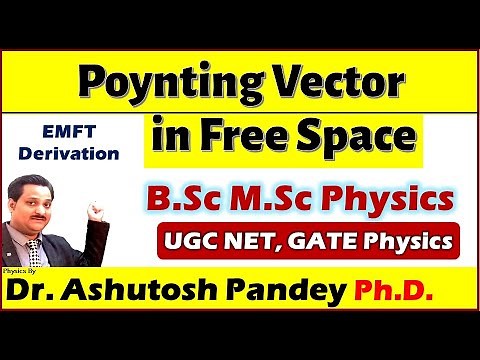 Poynting Vector in free Space | direction of flow of energy in free space EMFT lecture