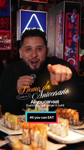 TODO LO QUE PUEDAS COMER🚨🚨🚨 Llegooooooooo 🥳🥳 Por fin la promo más aclamada ha llegado a BUSHIDO para cerrar con broche de oro nuestro mes aniversario . Desde el próximo 31 de julio y hasta el 2 de agosto, disfrutarás del mejor All You Can eat de toda Bogotá con los sushis premium más deliciosos, a un precio de 105.900 por persona . Tendrás dos horas para disfrutar esta experiencia, la cual vendrá en platos de a cinco bocados, para que puedas probar la mayor cantidad de sabores que tendremos