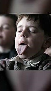 The teacher made the boy open his mouth! But for what?