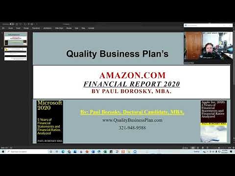 AMAZON Financial Report 2020: AMAZON Financial Statements and Ratios Analysis by Paul Borosky, MBA.