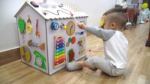 208K views · 1K reactions | Amazing Woodworking Projects - Busy houses, busy board For Children | ND - Woodworking Art | Facebook