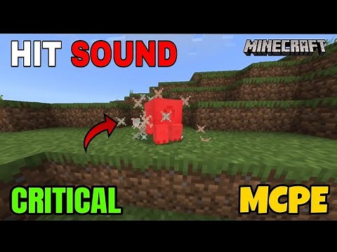 Critical Sound Mod For || Minecraft Pocket Edition || Hit Sound For MCPE