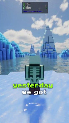 Day 11 of walking everyday until I reach the world border #minecraft #shorts