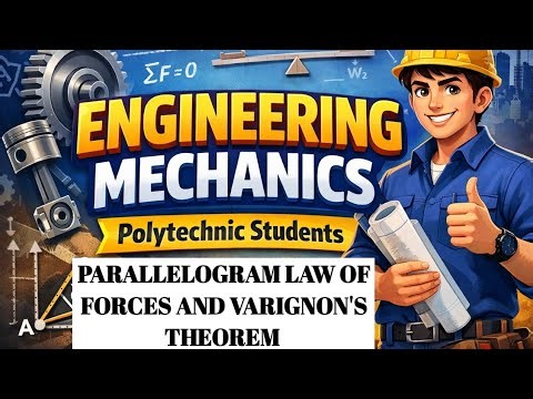 Parallelogram Law & Resultant of Forces | Engineering Mechanics | Polytechnic