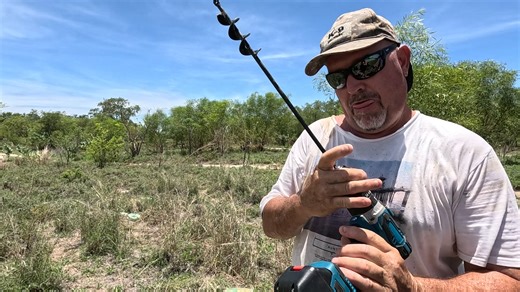 To stop our shade umbrella blowing away. I recently showed photos and footage of how good it worked when the wind picks up, not having to worry so much about the shade blowing away, BUT I forgot to show the drill attachment. One of these days I'll do a clip of it altogether, but for now, This Is What You Need if you live in concert hard HOT country like us in the West Kimberley! #visitingthewestkimberley #handyman #hireajohnno #PositivePools #PositiveFishing #fblifestyle | Positive Fishing