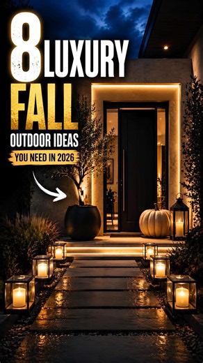 Luxury Outdoor Fall Decor 2026 🍂 These 8 Ideas Look Expensive #shorts