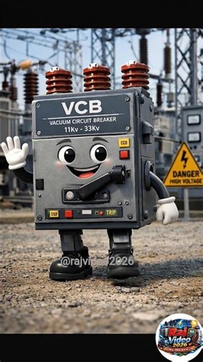 ⚡ VCB Kaise Kaam Karta Hai? 3D Animation | 11kV 33kV Full Explained #vcb #electrical #ai #knowledge