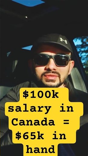 👉100K Salary in Canada = $65K After Taxes Here's The Math #canadaeconomy #canadatax