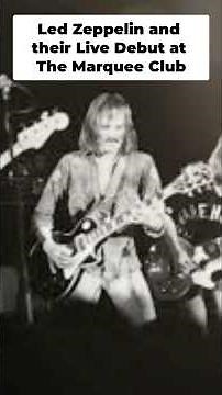 Led Zeppelin's Debut Gig Marquee Club 68